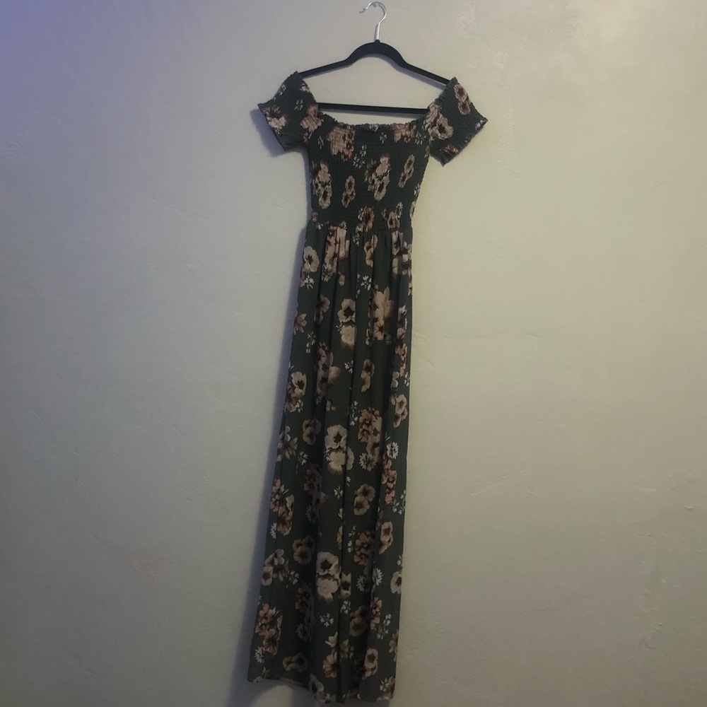 Floral pants romper